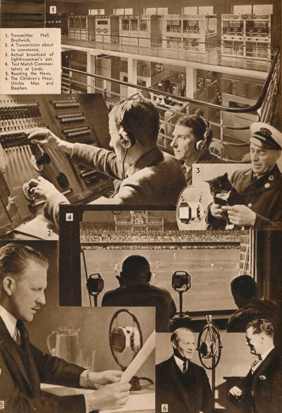 BBCへの訪問1937年、1937年 作： Unbekannt
