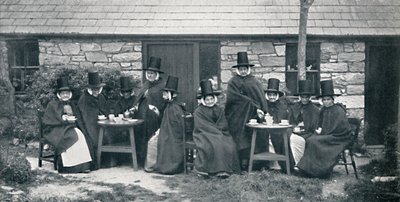 ウェールズのお茶会、1912 作： Unbekannt