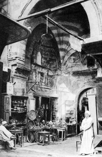 エジプト、カイロのバザール、1920年代 作： Unbekannt