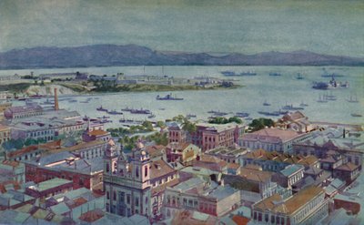 1914年に、Ilha das CobrasおよびIlha Fiscalと一緒に少しリオ 作： Unbekannt