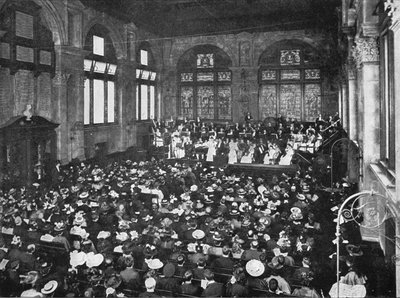 ロンドン、ギルドホール音楽学校でのコンサート、1901年c1901 作： Unbekannt