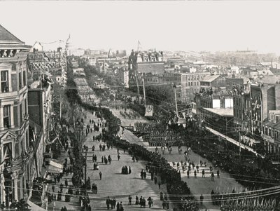 アメリカの首都、ワシントンDC、1895年の祝日。 作： Unbekannt
