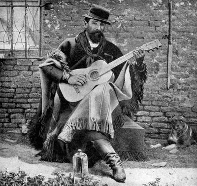 1922年、アルゼンチンのガウチョへ 作： Unbekannt
