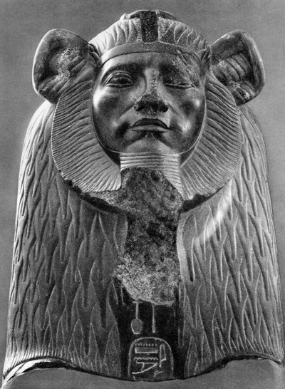アメネムハト3世王の御影石スフィンクス、紀元前1820年、紀元前1936年 作： Unbekannt