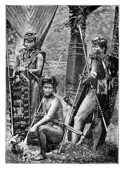 Dyaksのグループ、c1900 作： Unbekannt