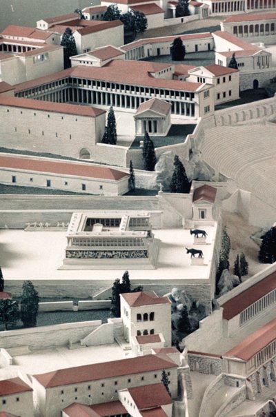 ペルガモンの古代ギリシャの都市のモデル 作： Unbekannt