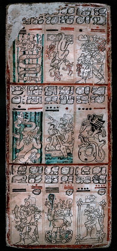 ドレスデンのコーデックス、マヤの原稿、1901年のページ 作： Unbekannt