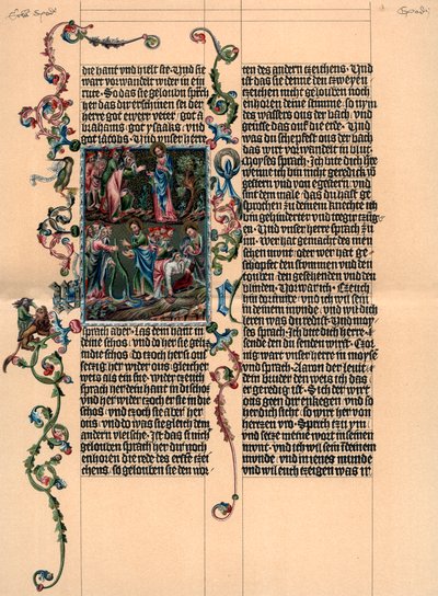 ウェンツェル聖書のページ、c1400、1903 作： Unbekannt