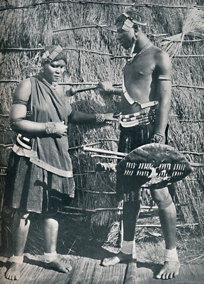 ズールー愛好家のペア、1912 作： Unbekannt
