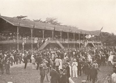 ダービークラブ競馬場エンクロージャの一部、1914年 作： Unbekannt