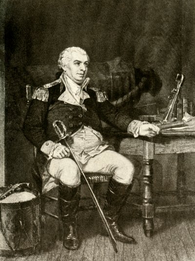 アメリカ合衆国海軍のバリー提督の肖像、c1780、1937。 作： Unbekannt