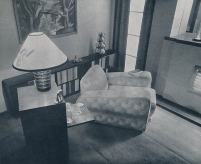 マイケルドーンが設計、内装した小さな部屋、ベッドフォード、イギリス、1935 作： Unbekannt