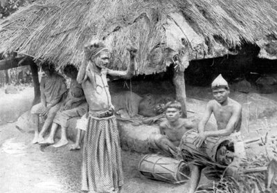 1926年、南インドの病人から精神を放出する魔術師 作： Unbekannt