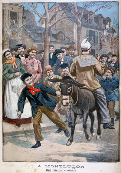 伝統的な習慣、モンリュソン、フランス、1900 作： Unbekannt