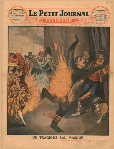 悲劇的な仮面舞踏会、1930年。 作： Unbekannt