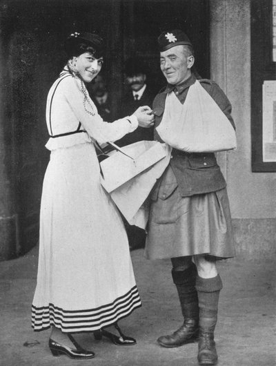 戦争慈善の旗の日の事件、1915 作： Unbekannt