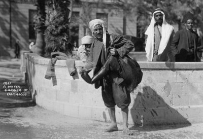 シリア、ダマスカス、c1920s-c1930sの水上キャリア 作： Unbekannt