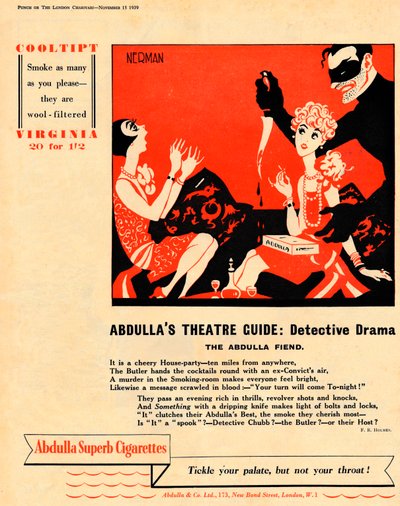 アブドゥラスシアターガイド：探偵ドラマ-アブドゥラフィーンド、1939 作： Unbekannt