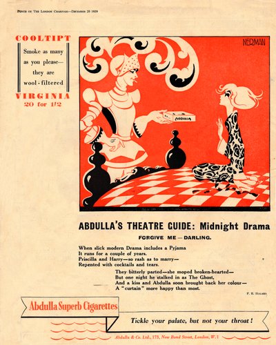 アブドゥラスシアターガイド：ミッドナイトドラマ-Forgive Me-Darling、1939 作： Unbekannt