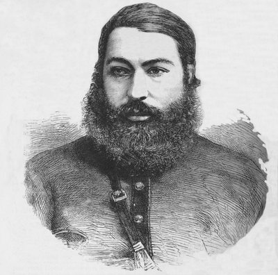 Abdur Rahman Khan、アフガニスタンのアミーア、c1880 作： Unbekannt