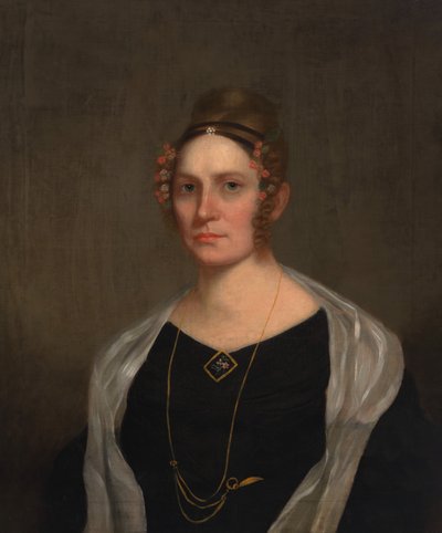 アビゲイル・パワーズ・フィルモア、c。 1840年。 作： Unbekannt