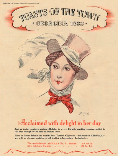 彼女の日の喜びで絶賛された、町のトースト-ジョージナ1832、1940 作： Unbekannt