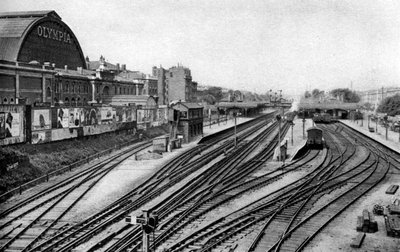 1926-1927年にロンドンのアディソンロード駅 作： Unbekannt