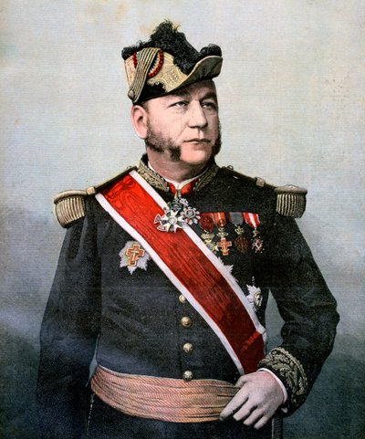 ヒューマン提督、フランス極東海軍司令官、1893年 作： Unbekannt