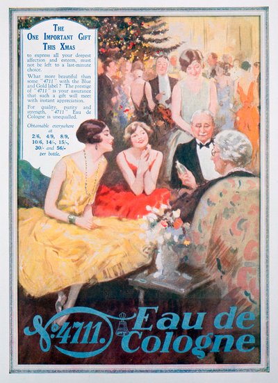 4711オーデケルンの広告、1928 作： Unbekannt