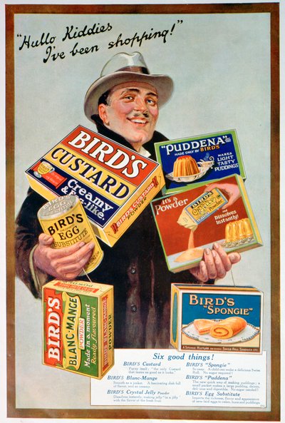 鳥の食べ物の広告、1920 作： Unbekannt