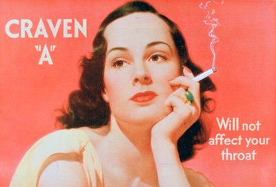 クレイブンAタバコの広告、1939 作： Unbekannt