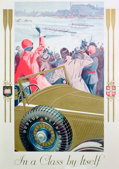 Dunlopタイヤの広告、1932年 作： Unbekannt
