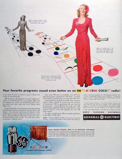 General Electric FMラジオの広告、1944 作： Unbekannt