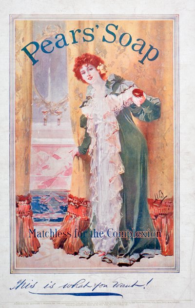 ナシ石鹸の広告、1906 作： Unbekannt