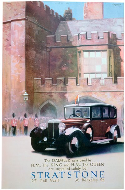 ストラトストーンの自動車販売店の広告、1935 作： Unbekannt
