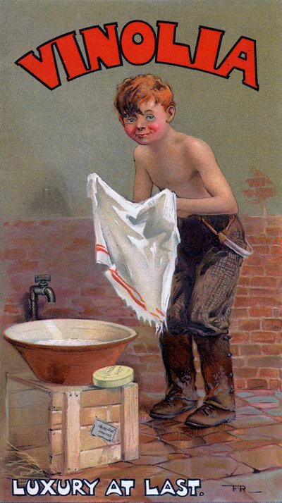 Vinoliaソープ、c1900sの広告 作： Unbekannt