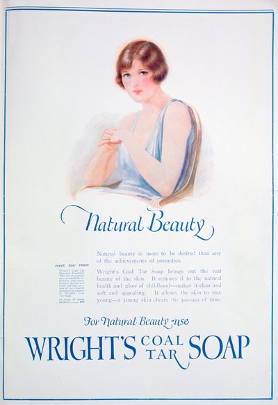 ライトコールタールソープの広告、1925年 作： Unbekannt