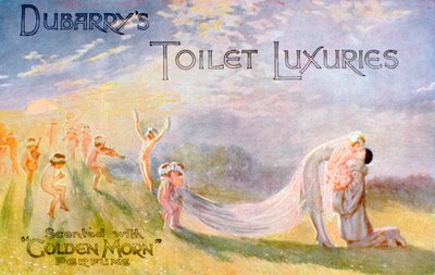 ゴールデンモーンの香水が香るDubarrys Toilet Luxuriesの広告、1922 作： Unbekannt