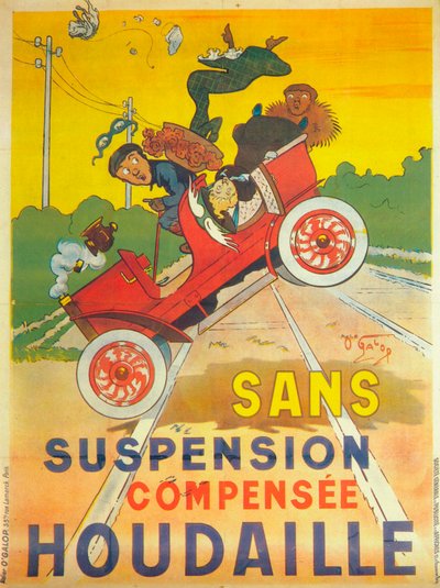 フダイユカーサスペンションの広告、c1900 作： Unbekannt
