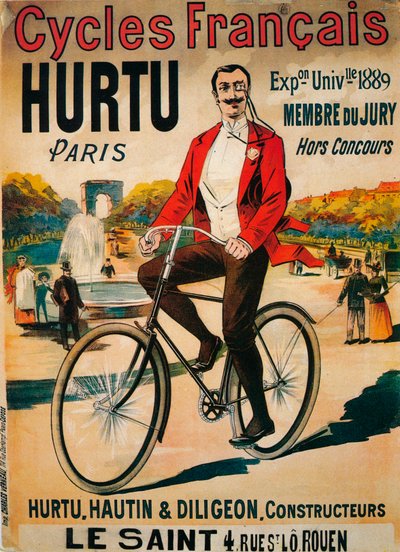 Hurtu自転車の広告、c1900 作： Unbekannt