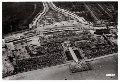 ツェッペリンからのドイツ、ベルリンテンペルホーフ空港の航空写真、1933年1933年 作： Unbekannt