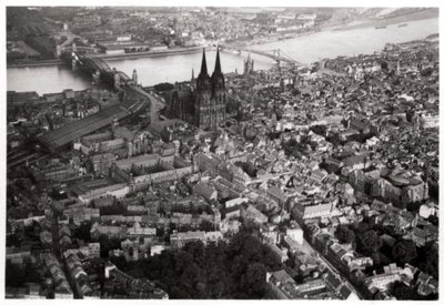 ツェッペリン、1933年1933年からドイツ、ノルトラインヴェストファーレン州ケルンの航空写真 作： Unbekannt