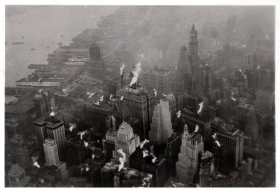 1928年1933年、ツェッペリンからのマンハッタン、ニューヨーク市、米国の航空写真 作： Unbekannt