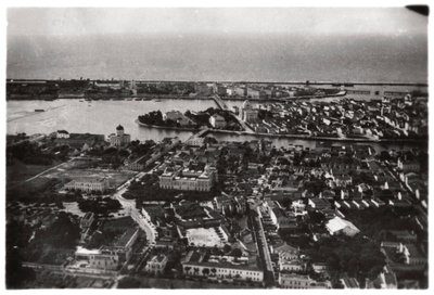 ツェッペリンからのブラジル、レシフェの航空写真、1930年1933年 作： Unbekannt