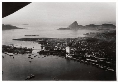 1930年にツェッペリンから見たブラジル、リオデジャネイロの航空写真、1933年 作： Unbekannt
