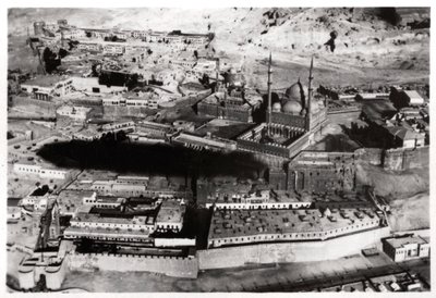 ムハンマドアリパシャモスクの航空写真、1931年1933年、ツェッペリンからカイロ、エジプト 作： Unbekannt