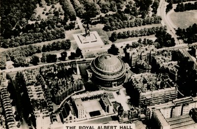 ロイヤルアルバートホールの空撮（1939年） 作： Unbekannt