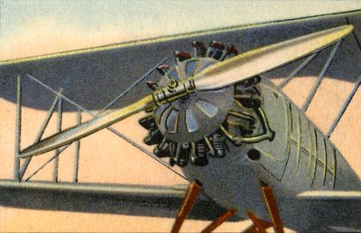 Heddernheimer Kupfer-Werk銅工場で製造された1932年のアーロンリード金属プロペラ。 作： Unbekannt