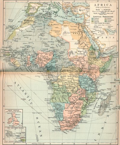 アフリカ政治、1902年、1903年 作： Unbekannt