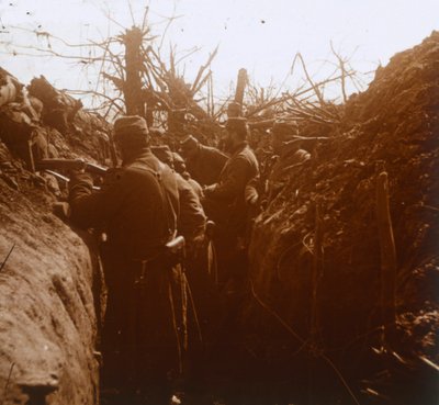 フランス北部のマルヌの戦いの後、c1914-c1918 作： Unbekannt